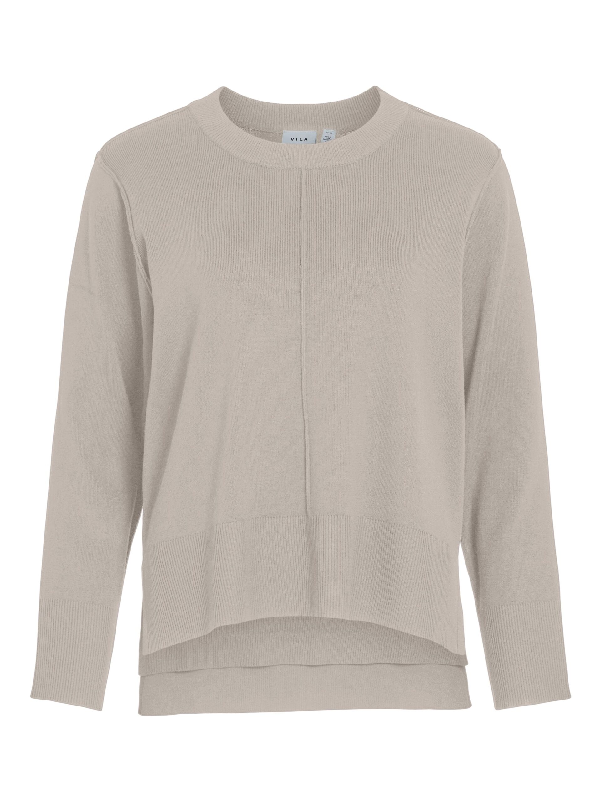 VILA Strickpullover mit langen Ärmeln