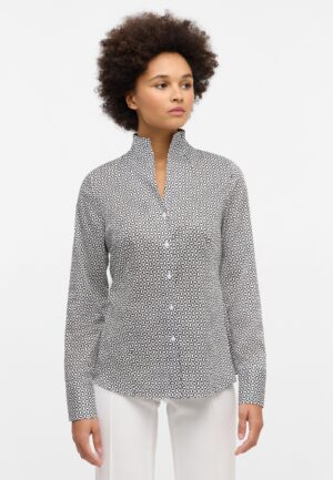 ETERNA Langarmbluse mit Minimalprint