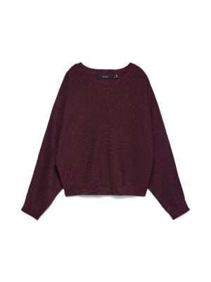 VERO MODA VMHAPPYGLITTER LS O-NK BATWING PULLO BOO