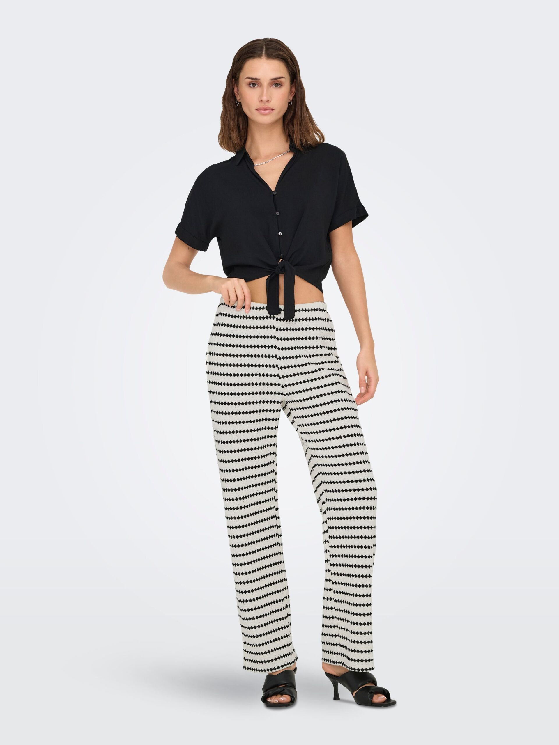 ONLY STRIPE WIDE LEG PANT JRS – Bild 2