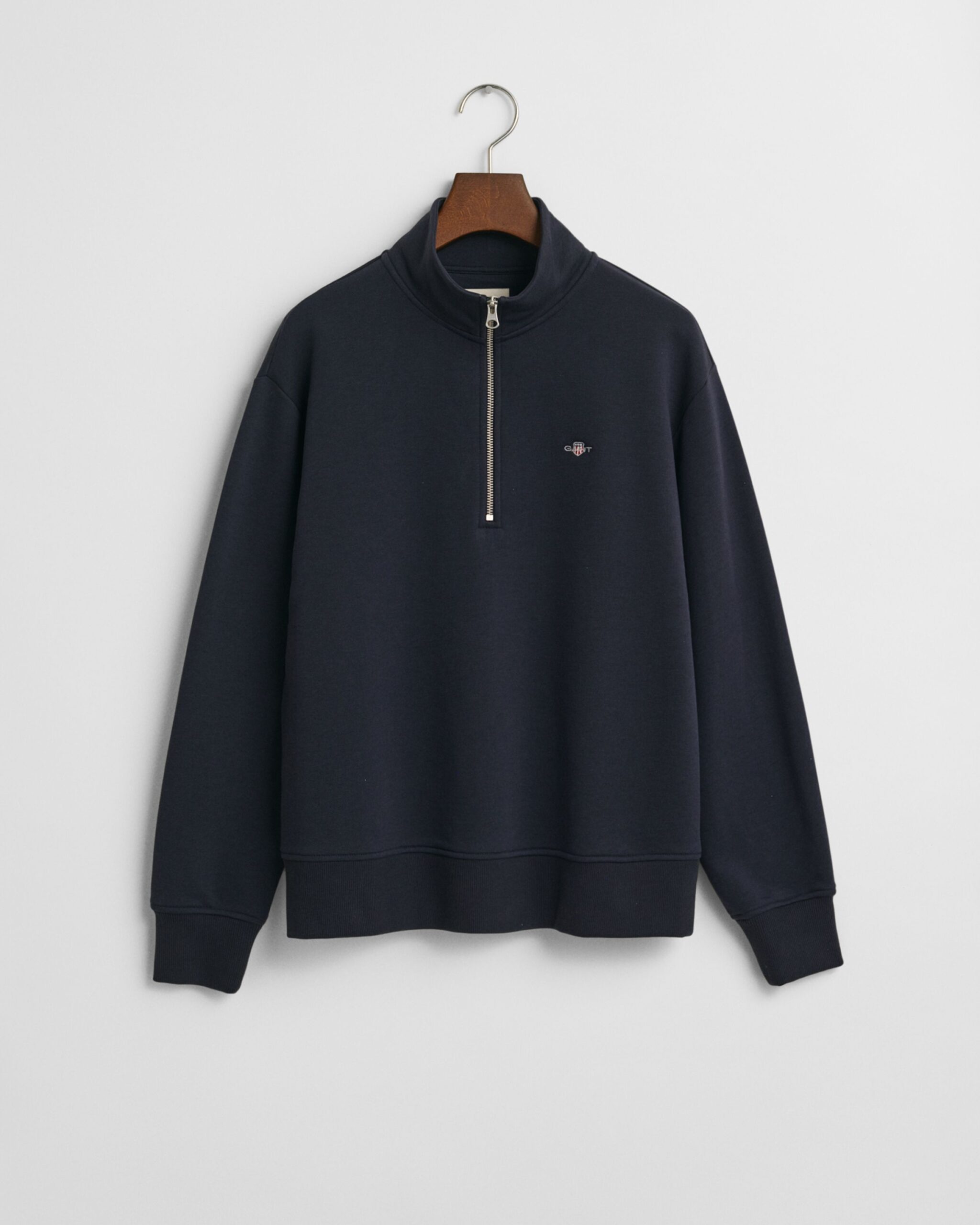 GANT Sweatshirt mit Reißverschlusskragen