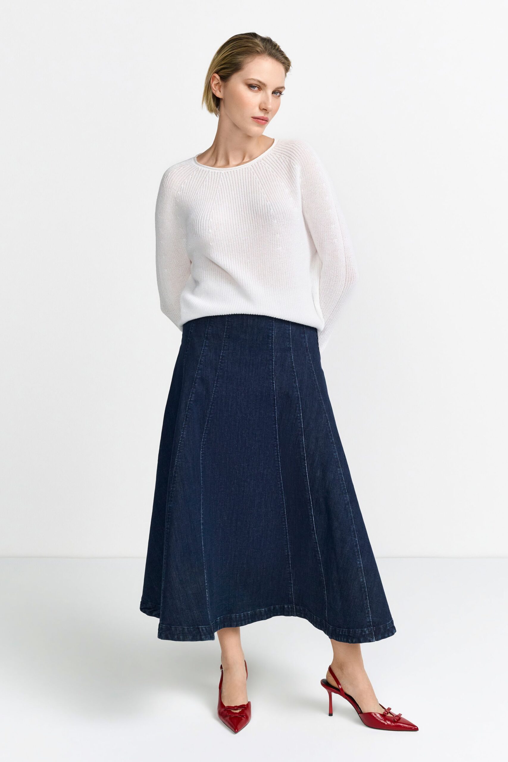 Rich & Royal Fein gerippter Strickpullover – Bild 2