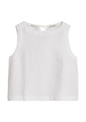 Marc O'Polo Casual Ärmellose Leinenbluse