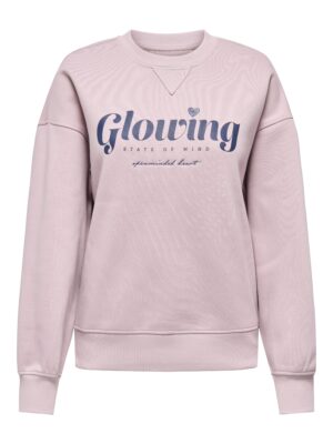 ONLY SOFIA L/S WORD O-NECK SWT