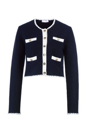 Rich & Royal Strickjacke mit goldenen Knöpfen