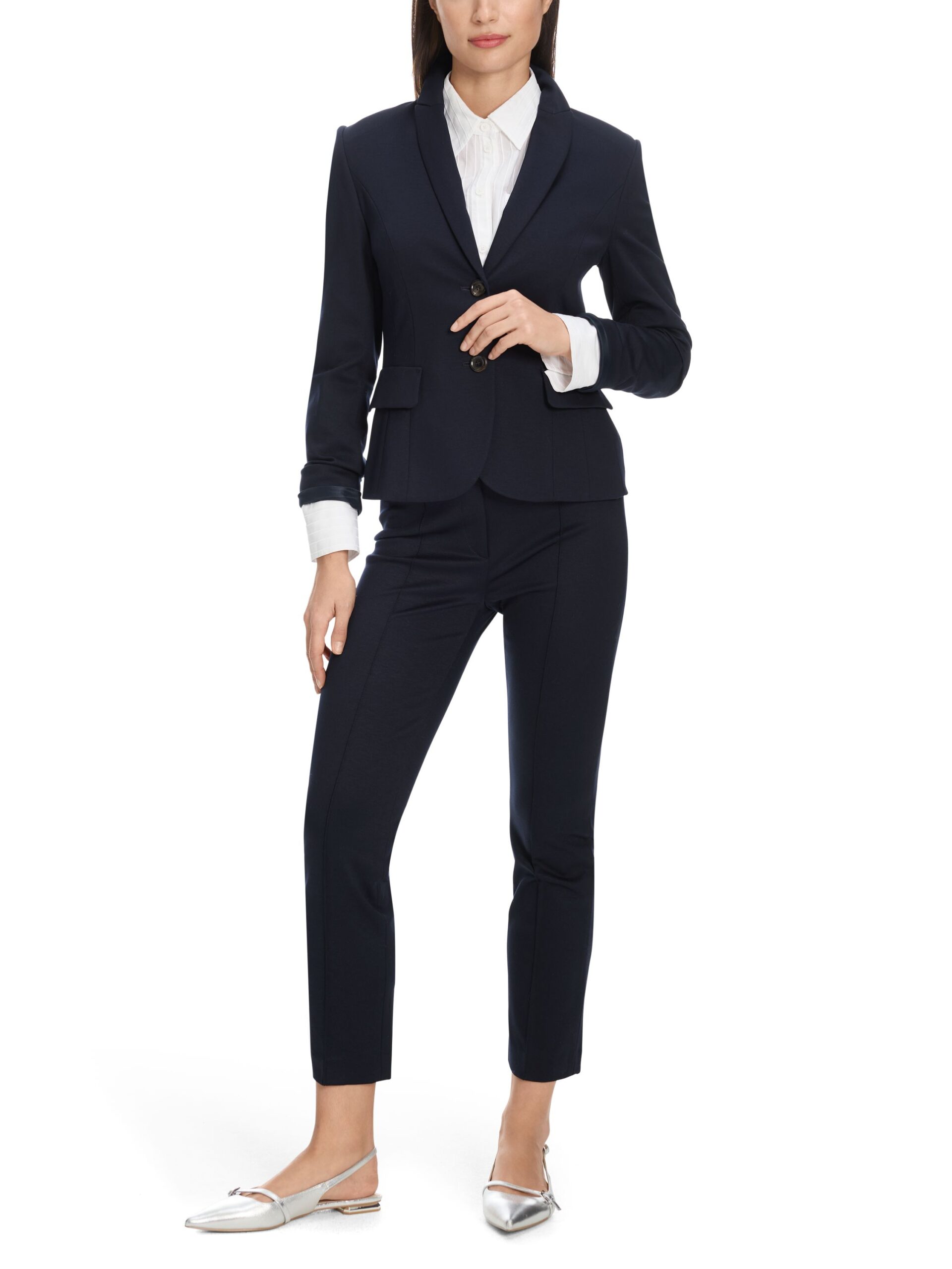Marc Cain Essentials Leichter Blazer aus feinem Jersey – Bild 3