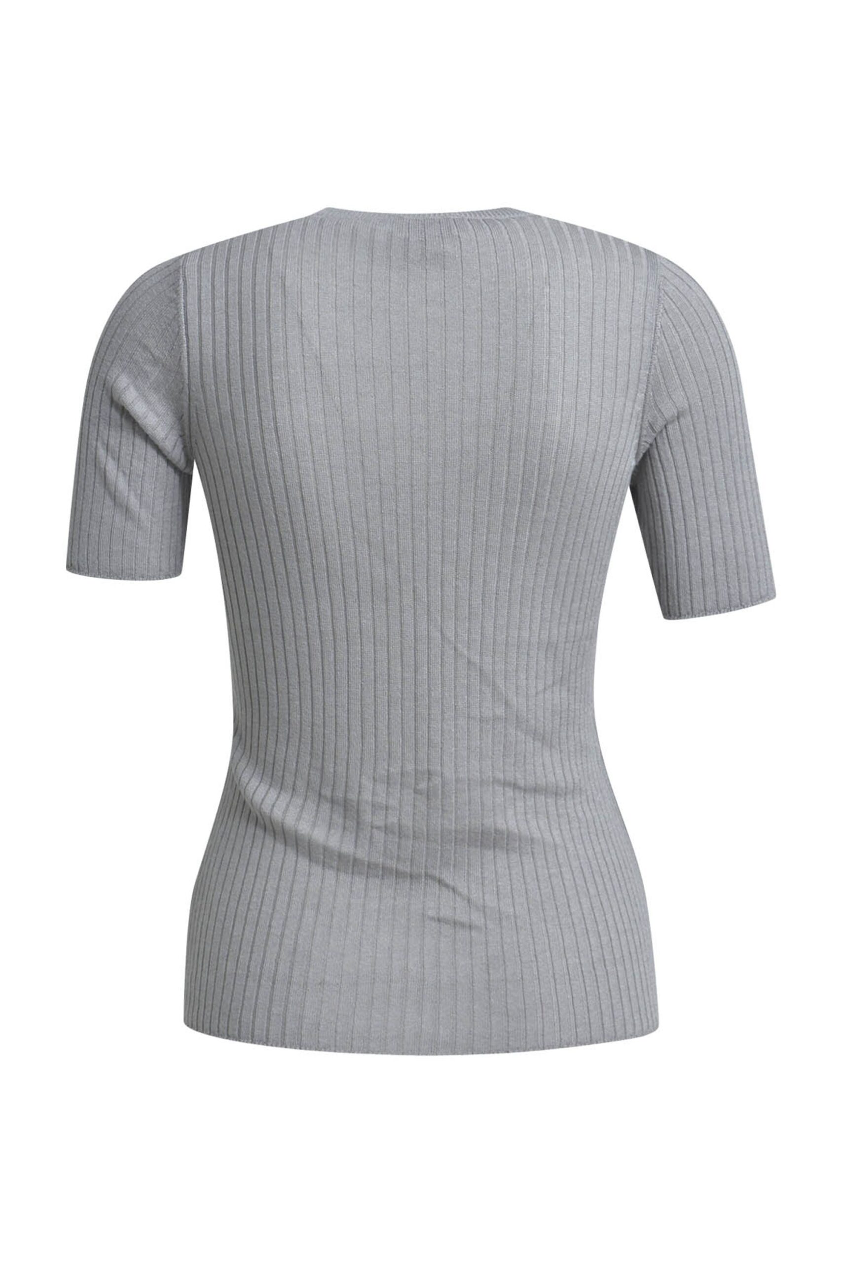 milano italy Fitted 1/2 Sleeve Pullover with Round Neck – Bild 2