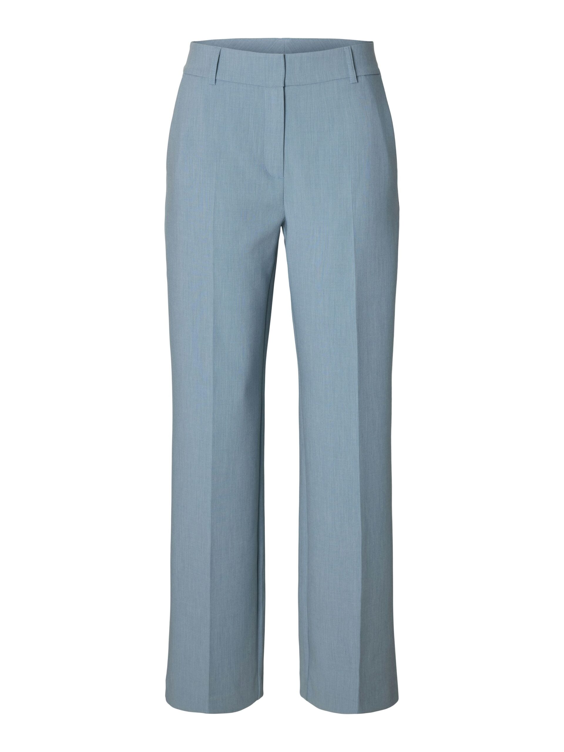 Selected Femme Weite Hose SLFRITA MW WIDE PANT MEL NOOS