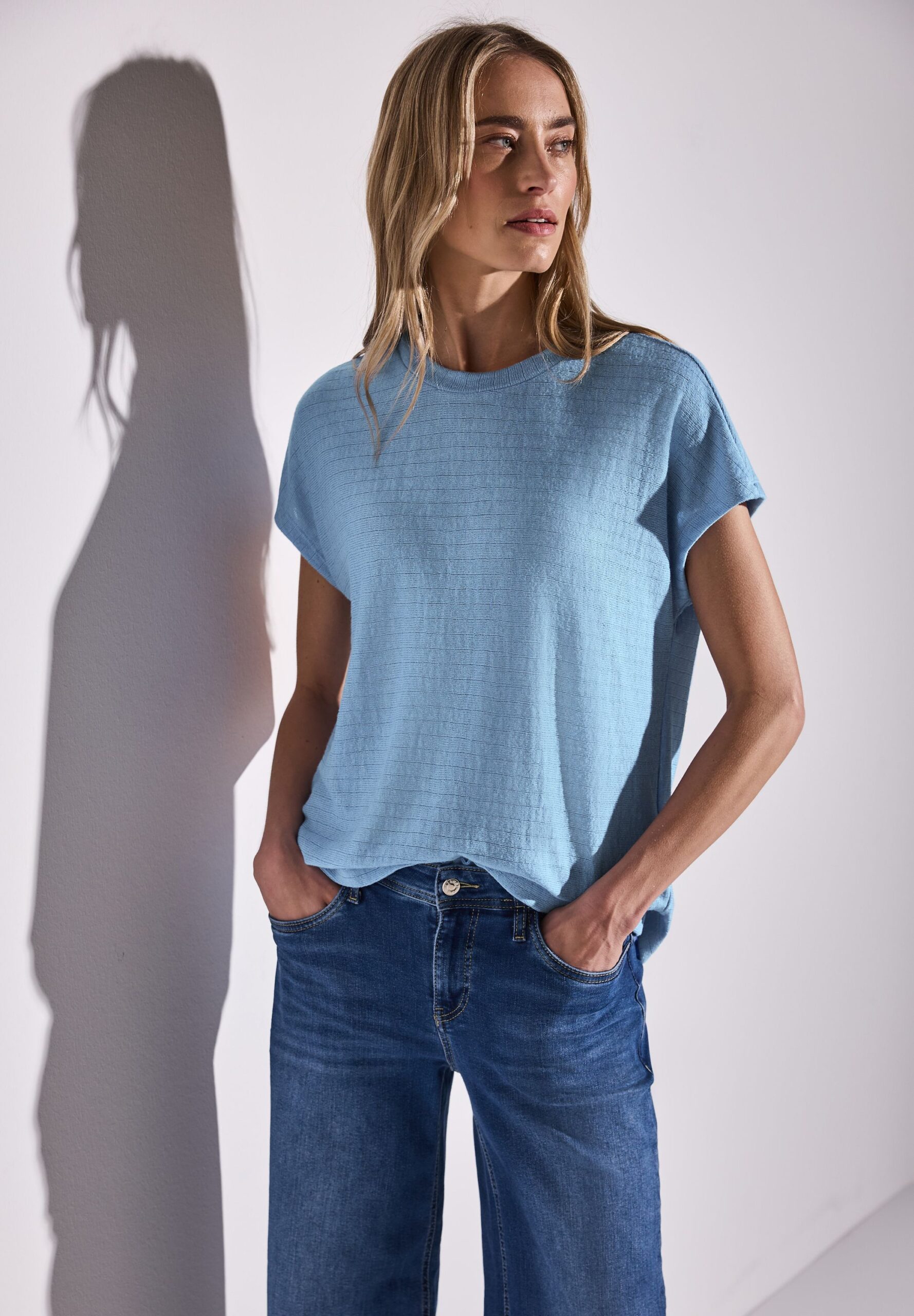 Street One Shirt mit Strukturstreifen – Bild 3