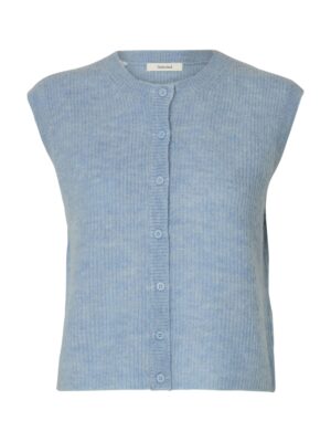 Selected Femme SL BUTTON O-NECK VEST NOOS