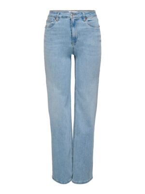 ONLY Wide Fit Jeans mit hoher Taille und Gürtelschlaufen