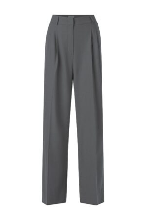 Rich & Royal Wide Leg Pleated Pants