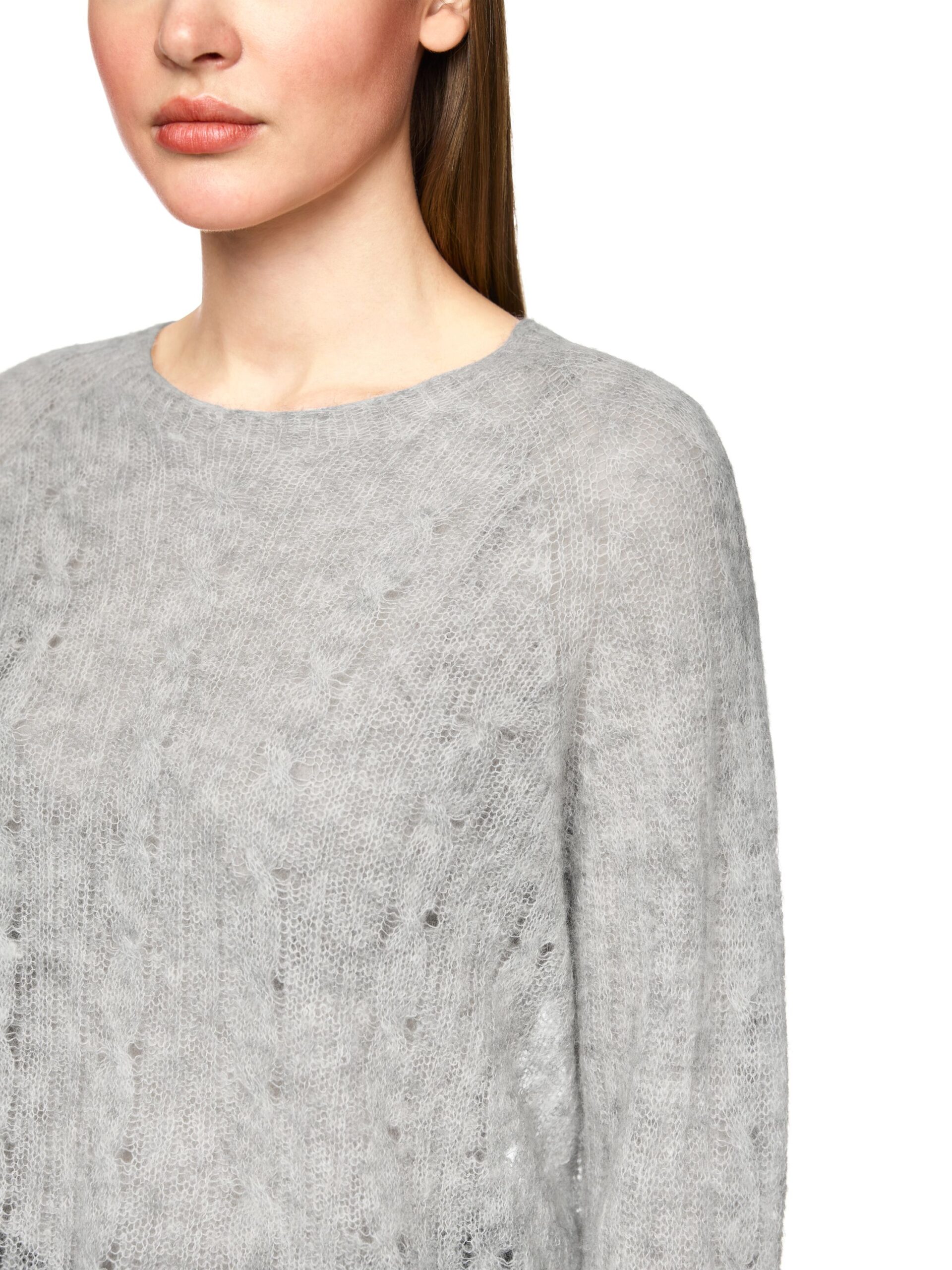 Marc Cain Sports Strickpullover mit Zopfmuster – Bild 5