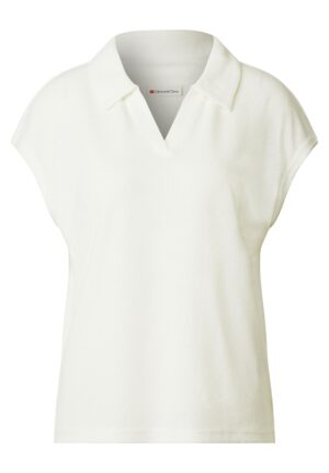 Strick-Look Poloshirt