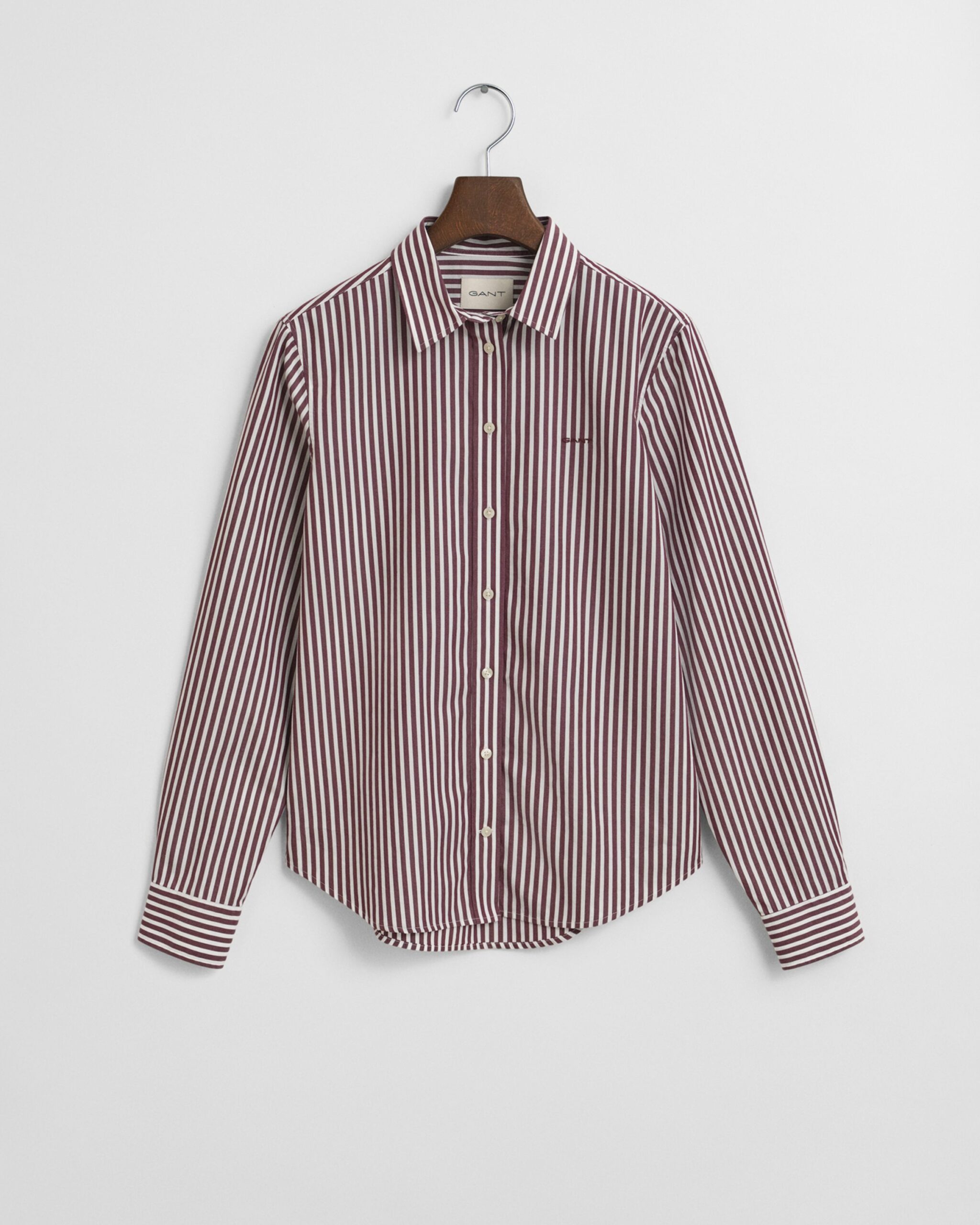 GANT Classic Popeline Bluse mit Streifen