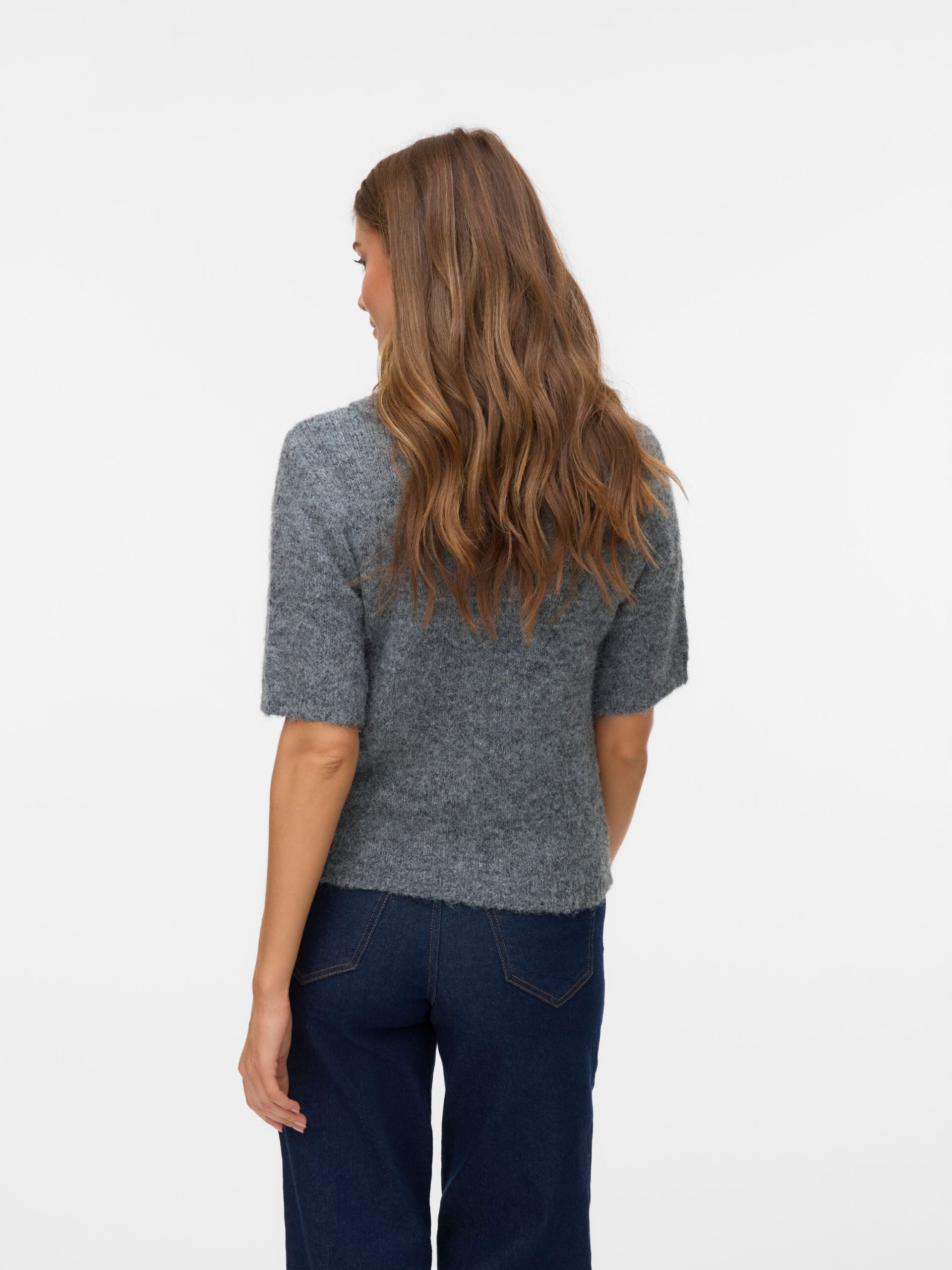 VERO MODA 2/4 Poloneck Pullover – Bild 5