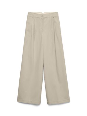 VERO MODA Weite Hose mit hohem Bund