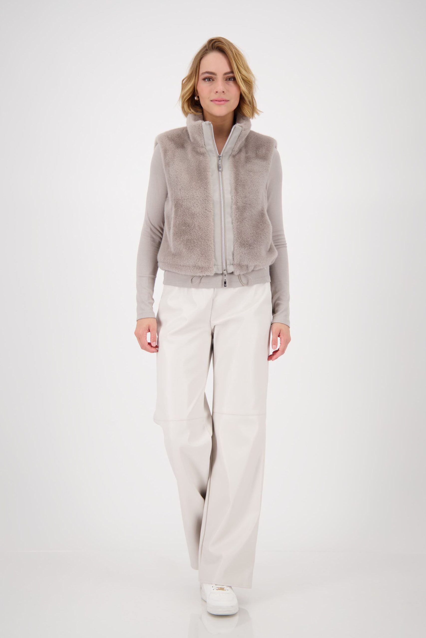 monari Fellweste mit Lederoptik – Bild 2