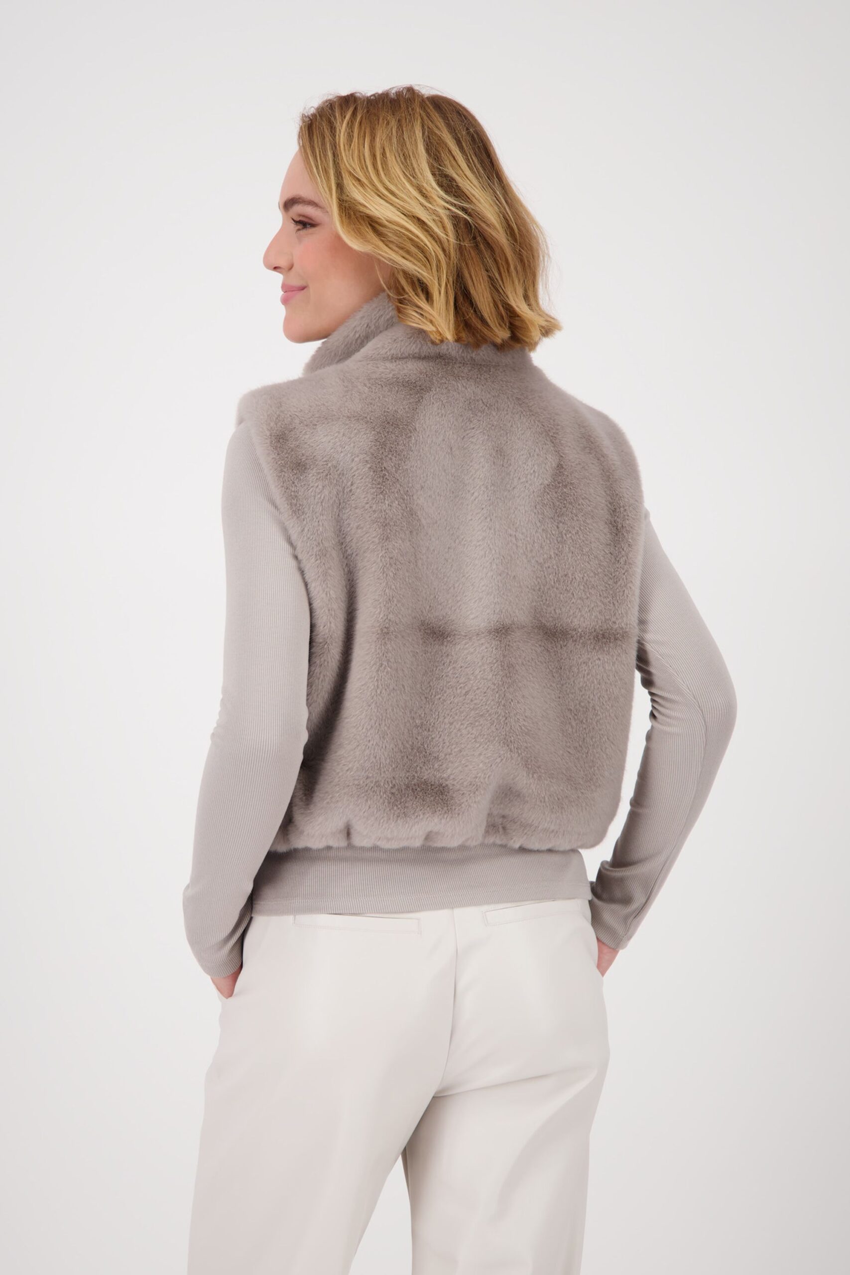 monari Fellweste mit Lederoptik – Bild 5