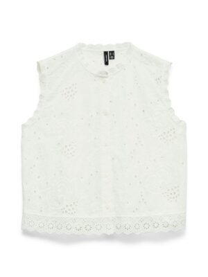 VERO MODA EMB SL TOP WVN
