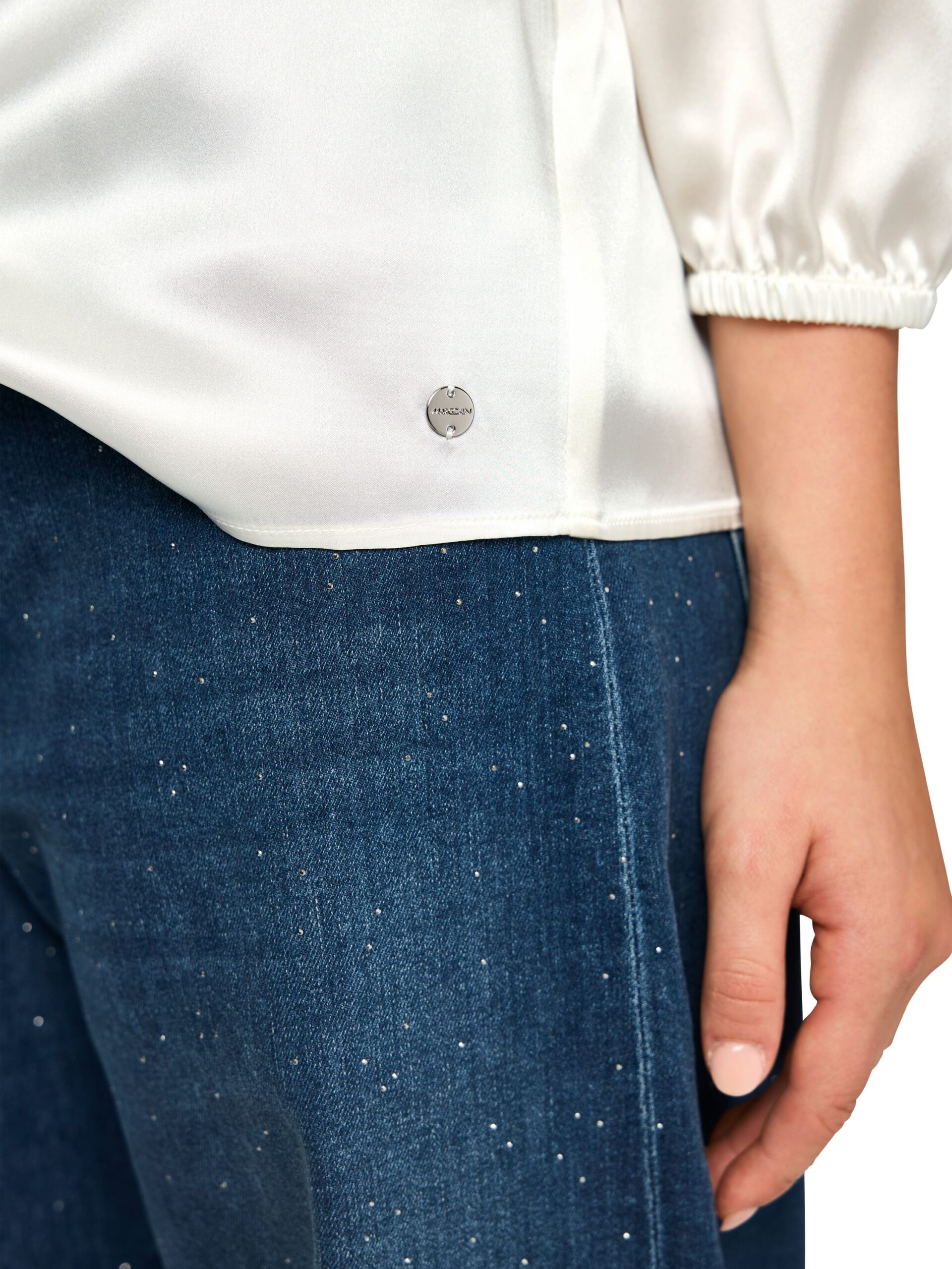 Marc Cain Additions Lockere Seidenbluse – Bild 4