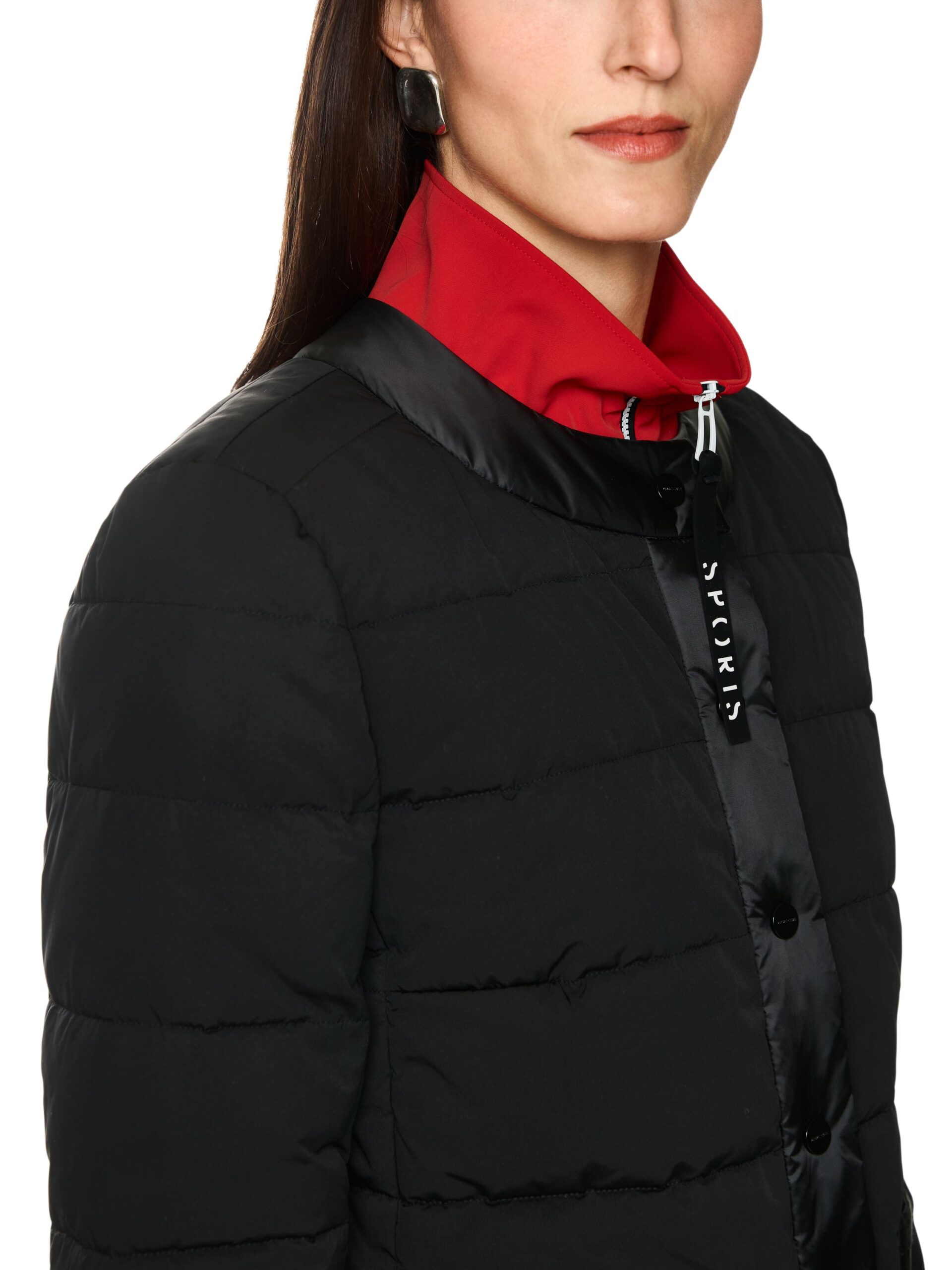 Marc Cain Additions Steppjacke mit Nylondetails – Bild 3