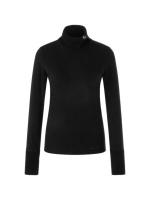 Marc Cain Collections Longsleeve mit gestricktem Kragen