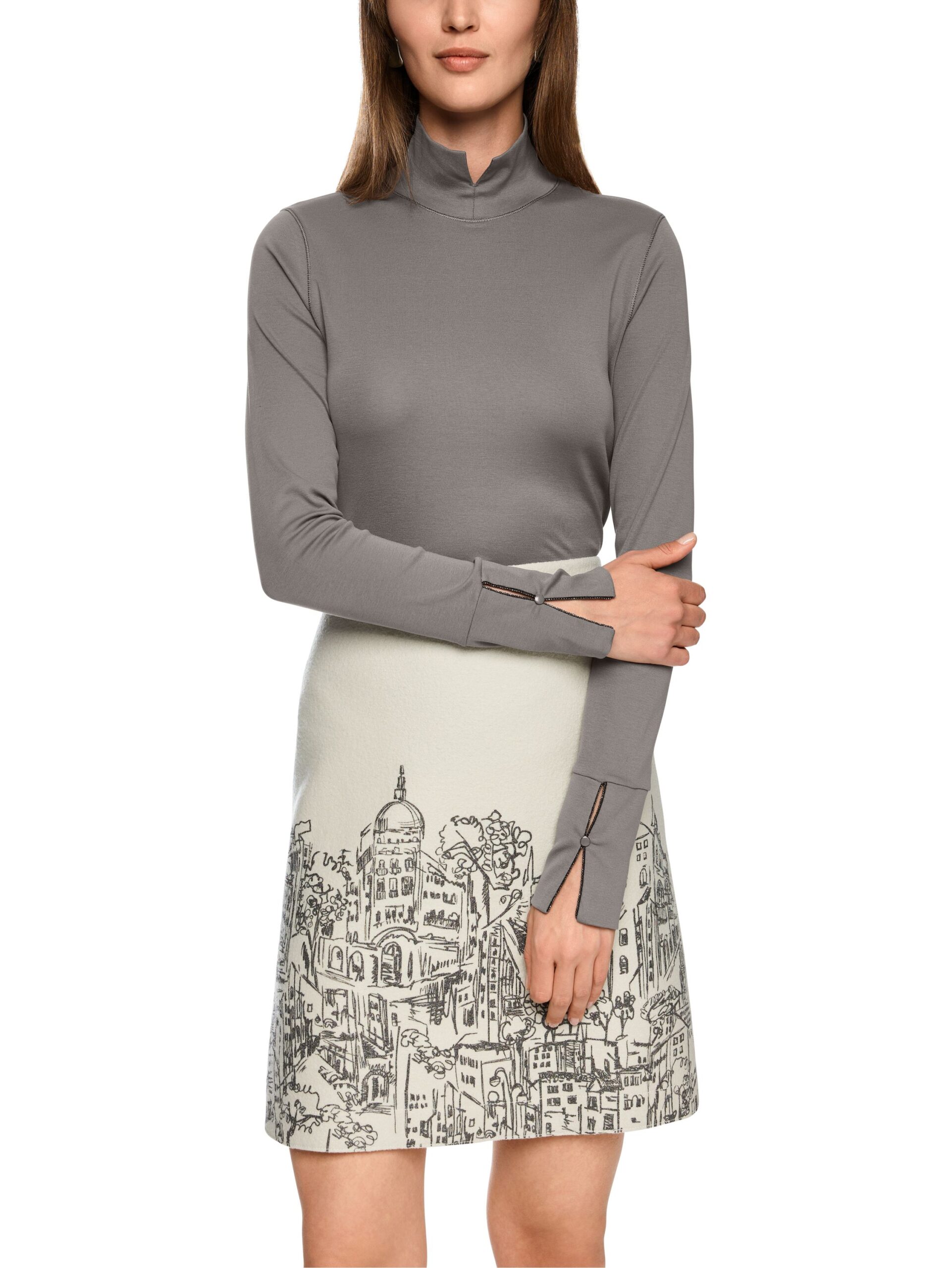 Marc Cain Collections Langarmshirt mit Rollkragen – Bild 3