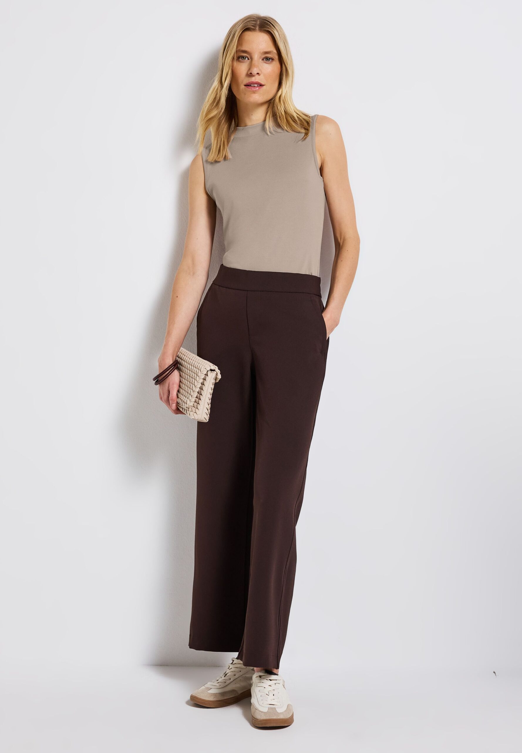 Street One Ärmelloses Rippstruktur-Top mit Turtleneck – Bild 3