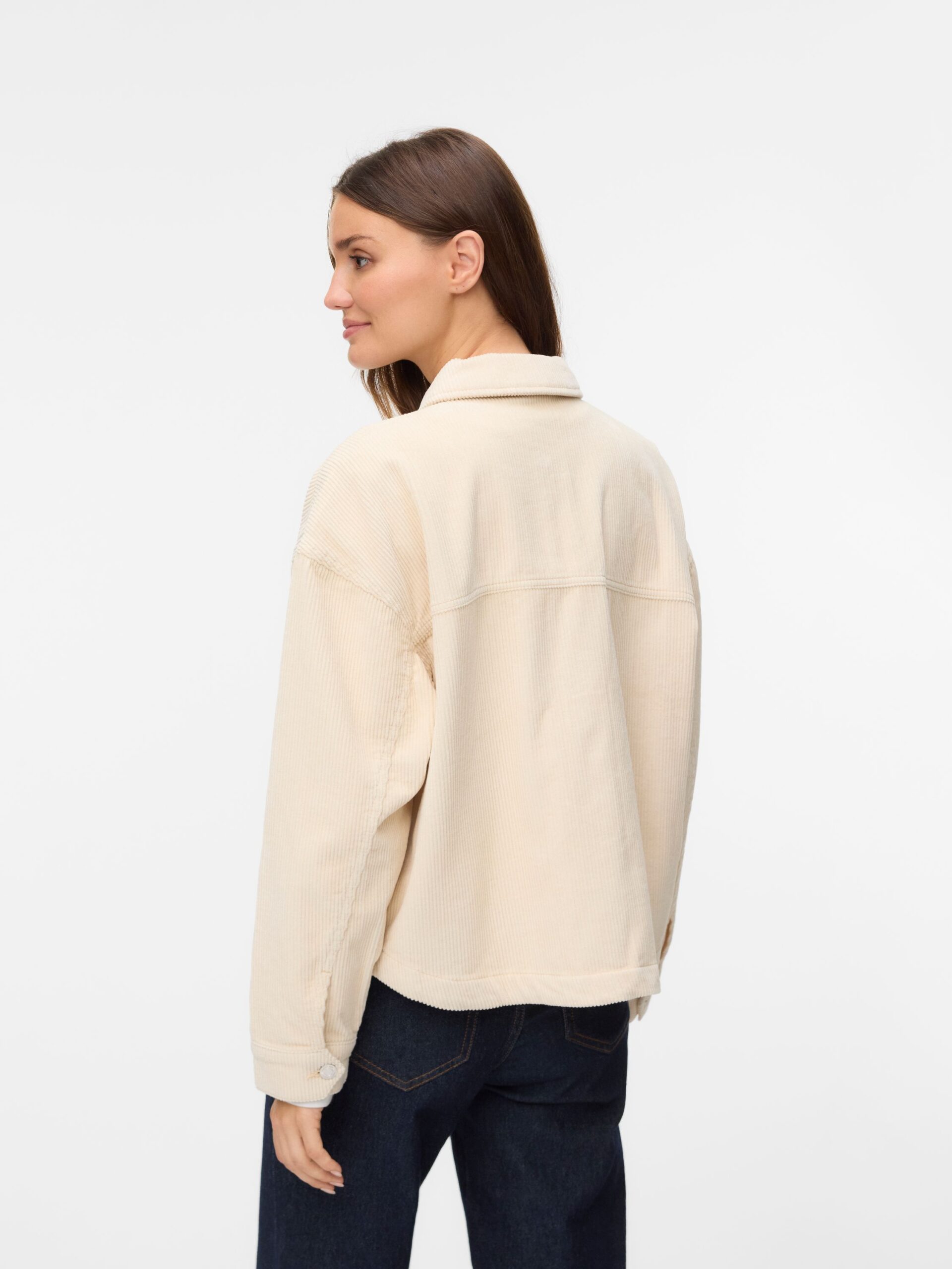 VERO MODA VMJAMIE LS CORDUROY SHACKET MIX NOOS – Bild 4