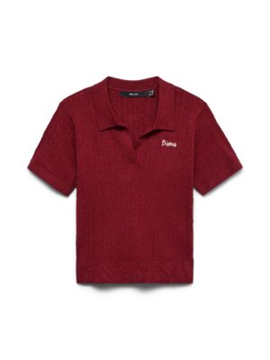 VERO MODA Gestrickter Rollkragenpullover mit Polokragen