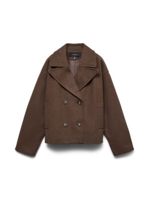 VERO MODA Short Jacket mit Reverskragen und Zweireiher