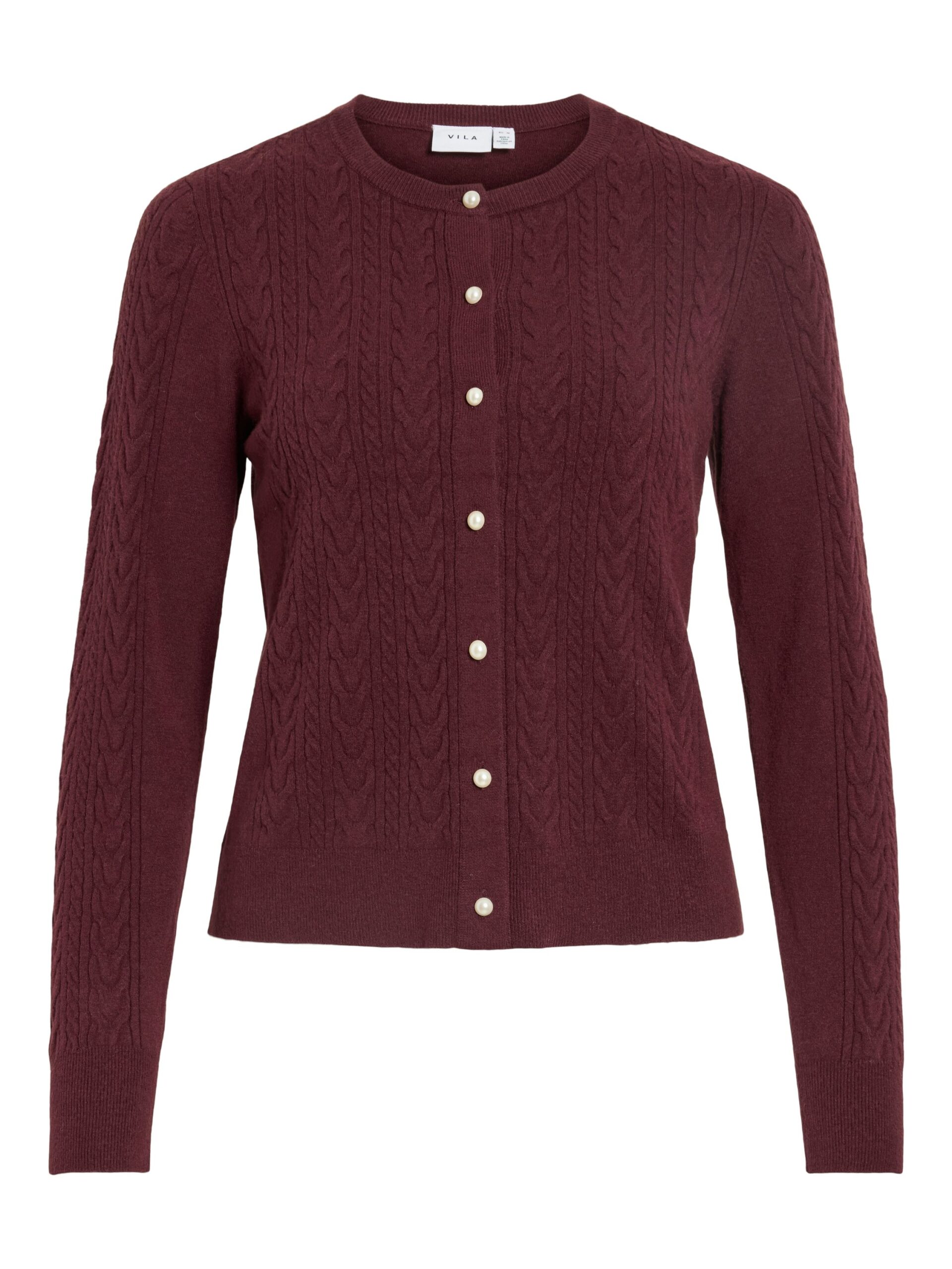 VILA Cable L/S Knit Cardigan