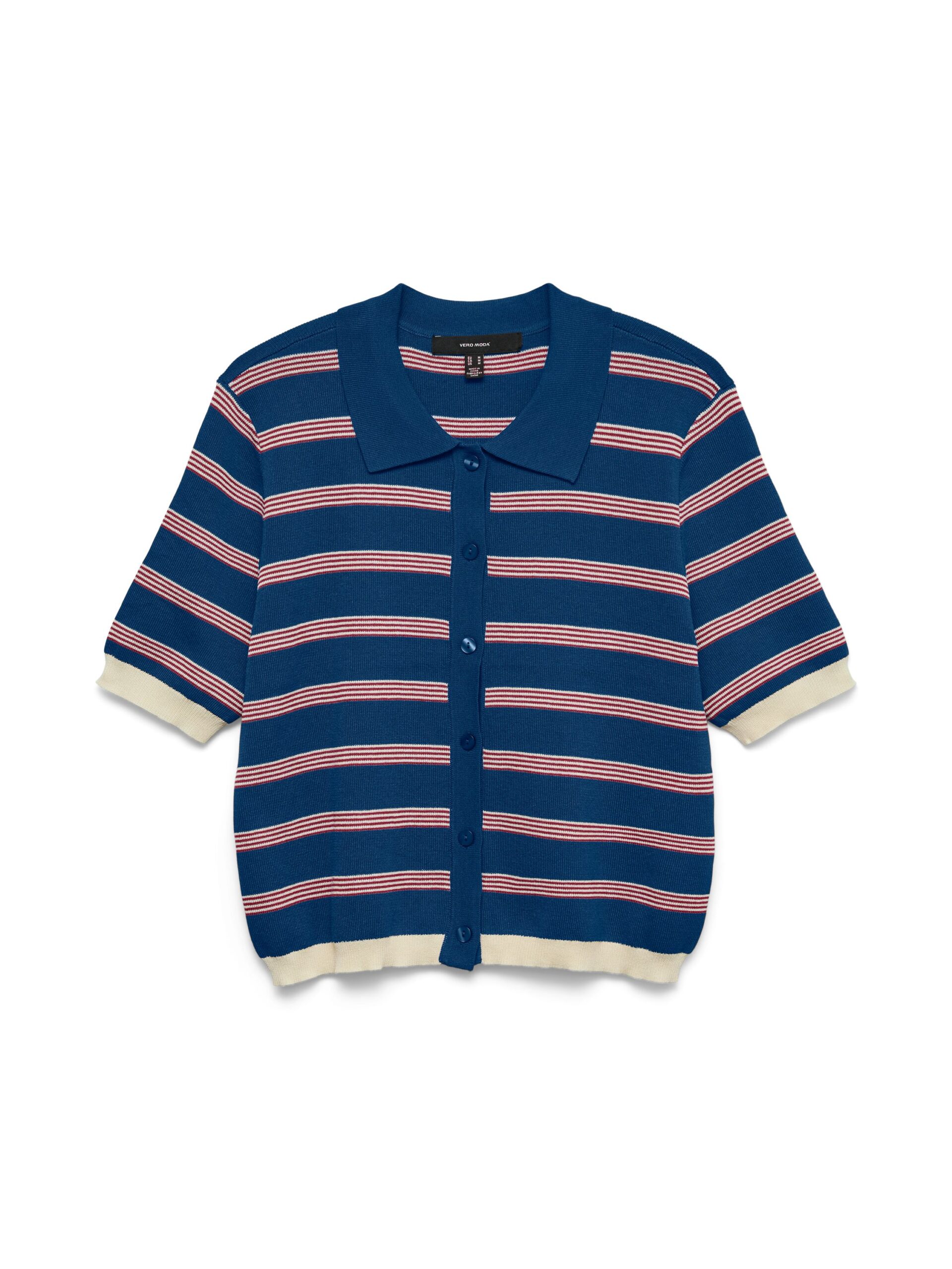 VERO MODA 2/4-Arm Polokragen Cardigan