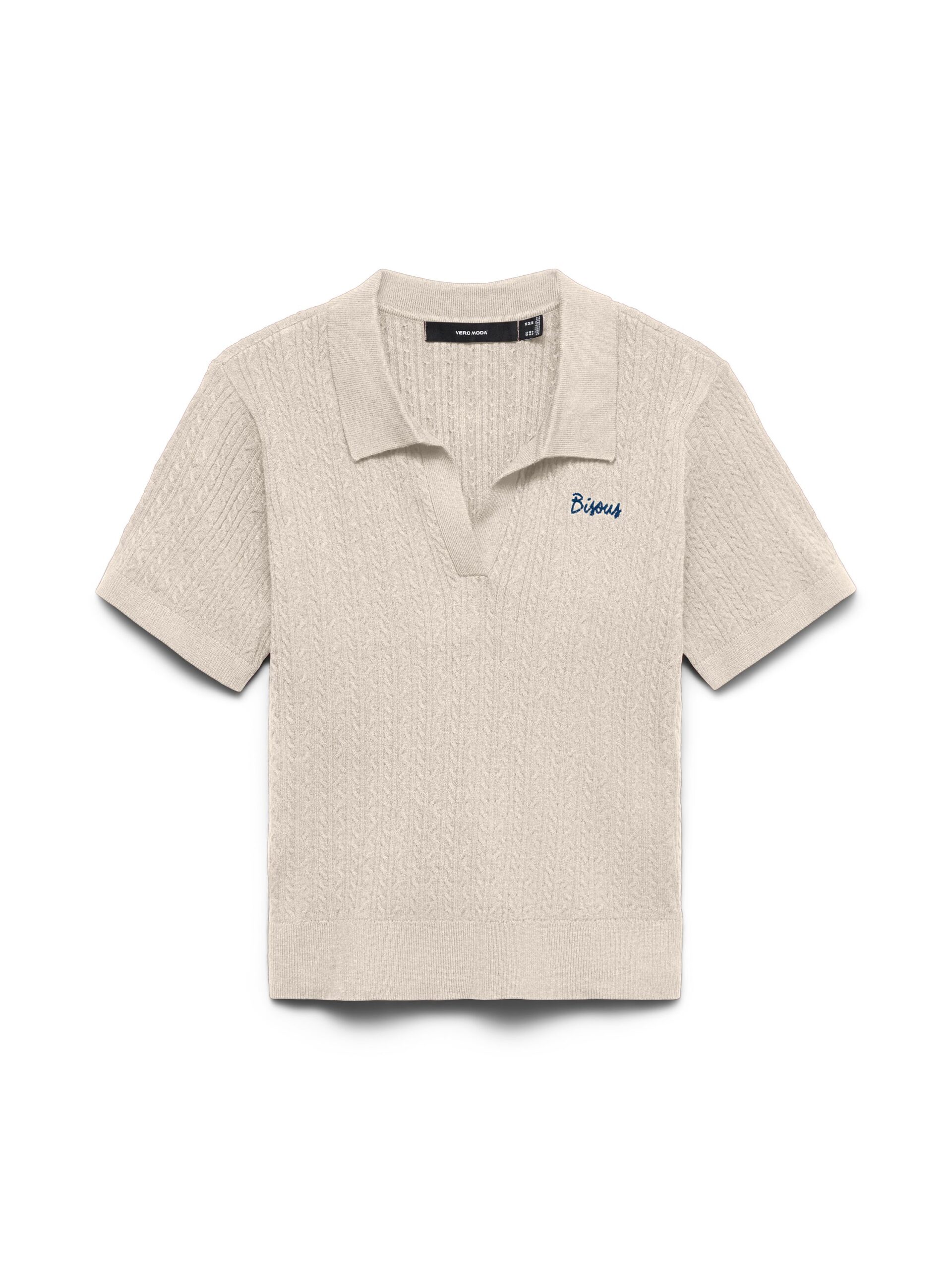 VERO MODA Gestrickter Rollkragenpullover mit Polokragen