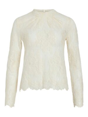 VILA VICARRIE L/S LACE TOP