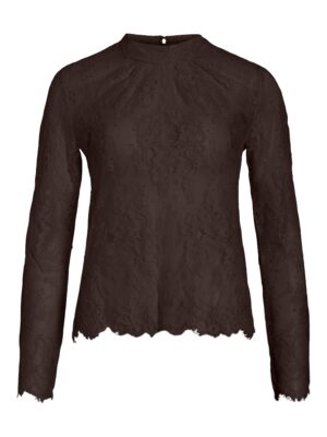 VILA VICARRIE L/S LACE TOP