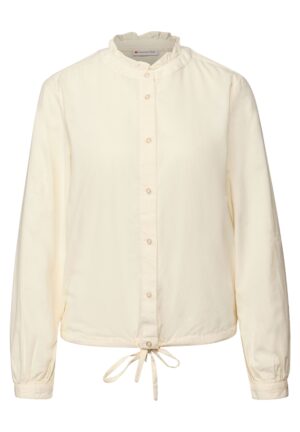 Street One Corduroy Bluse mit gesammeltem Saum