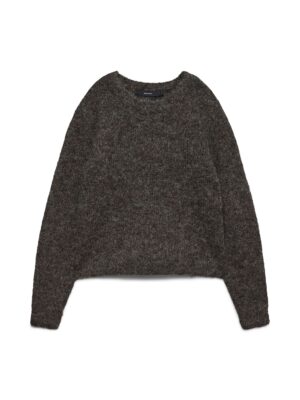 VERO MODA Strickpullover mit Rundhalsausschnitt und Langarm