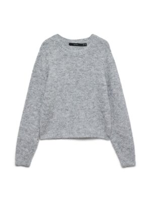 VERO MODA Strickpullover mit Rundhalsausschnitt und normaler Passform