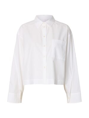Selected Femme LS Cropped Boxy Shirt