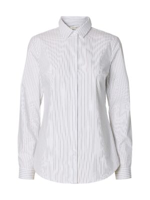 Selected Femme Strukturiertes Slim Fit Hemd mit Hemdkragen