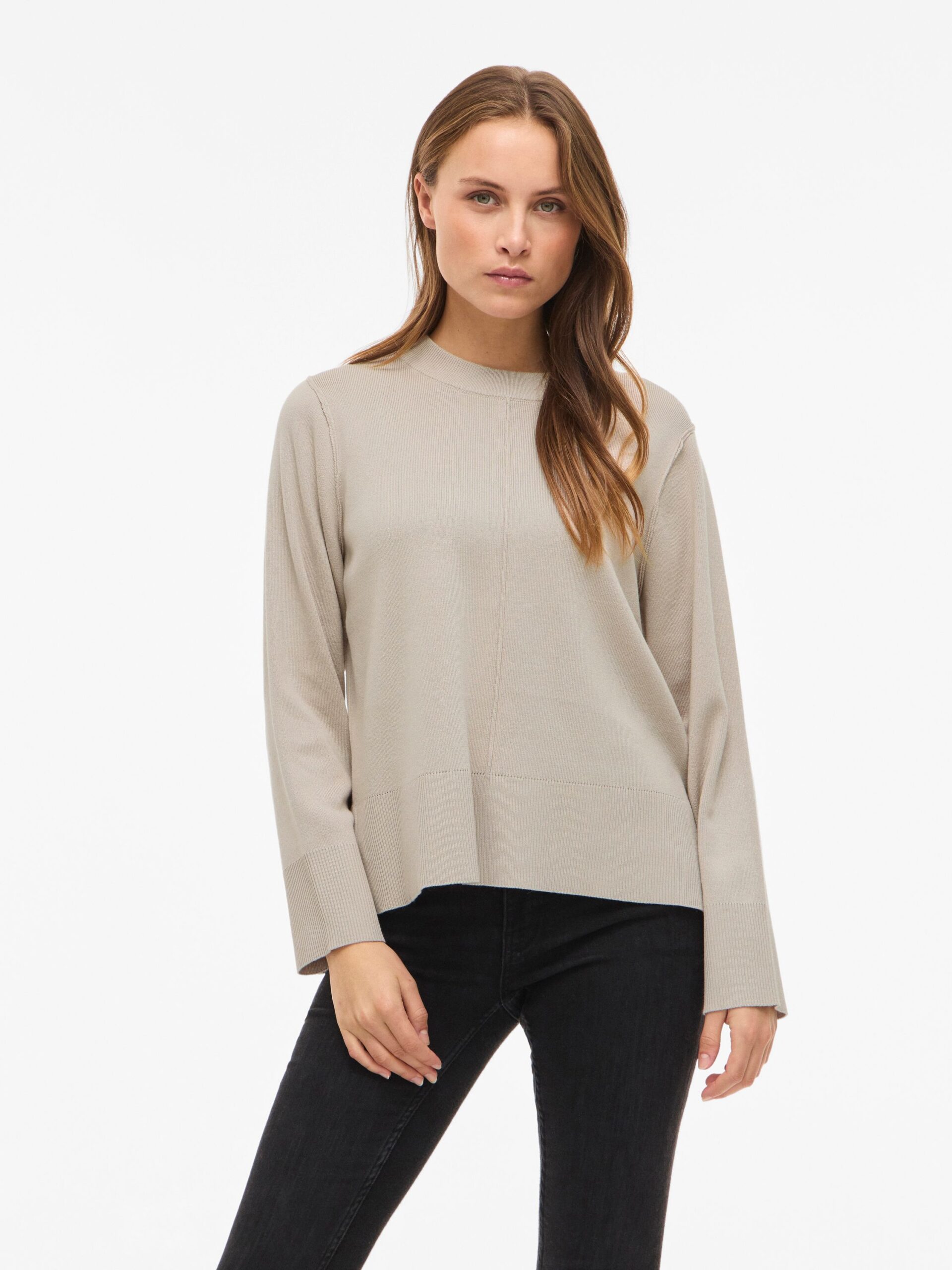 VILA Strickpullover mit langen Ärmeln – Bild 5