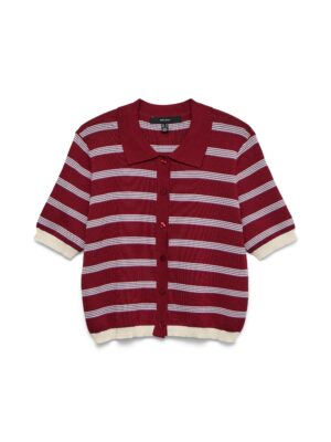 VERO MODA 2/4-Arm Polokragen Cardigan