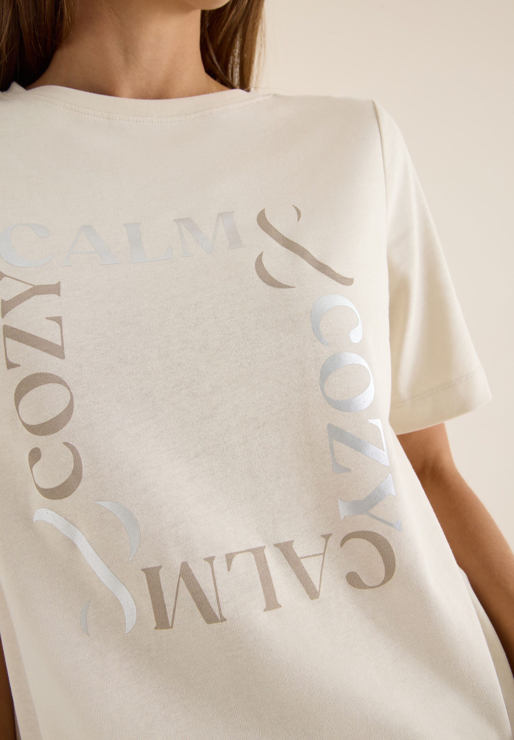 CECIL Calm And Cozy FP T-Shirt – Bild 4
