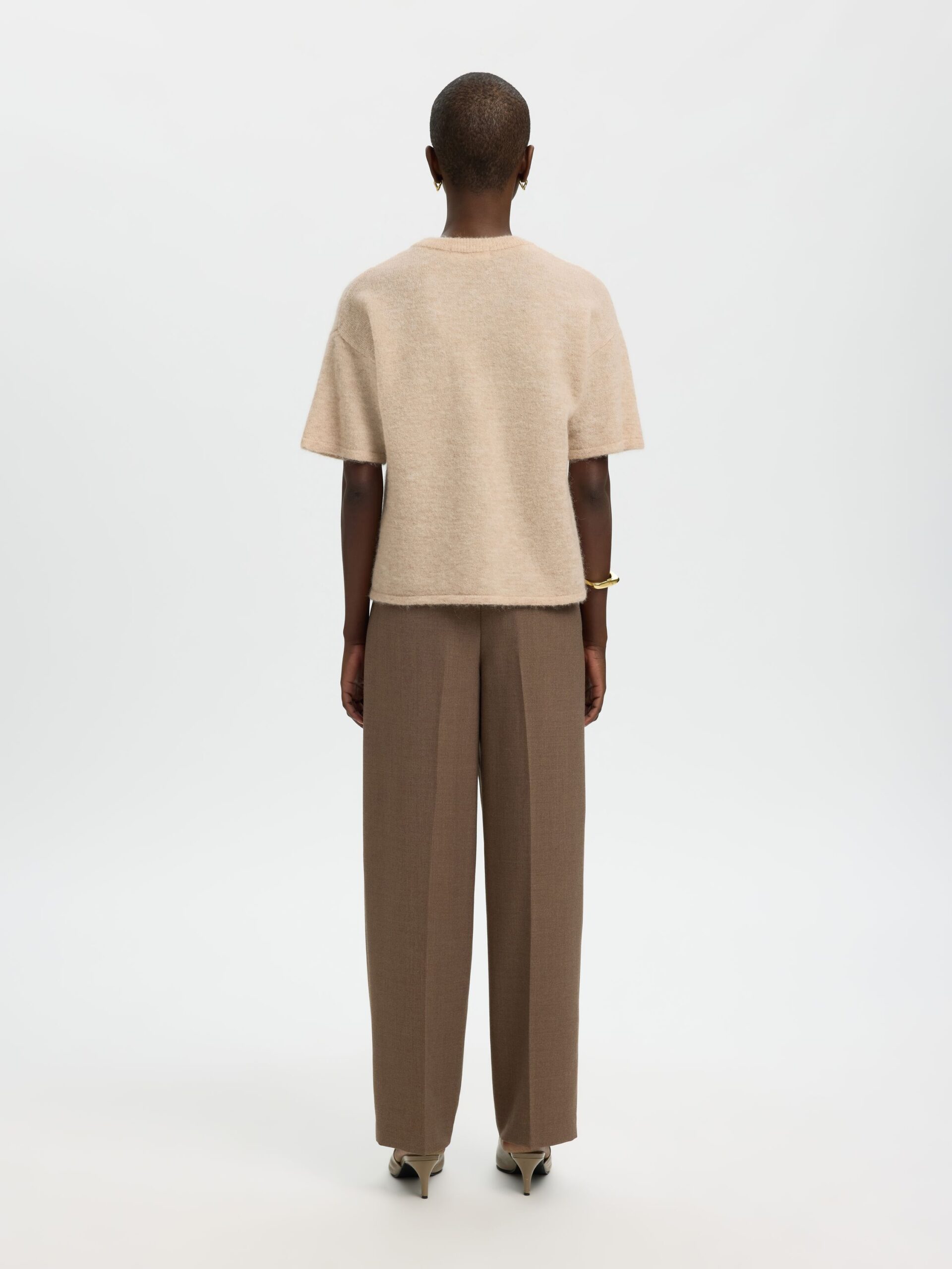 Selected Femme 2/4 KNIT O-NECK NOOS – Bild 5