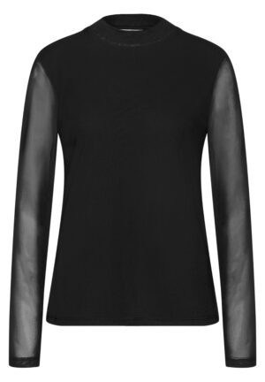 Street One Mesh Turtleneck Shirt
