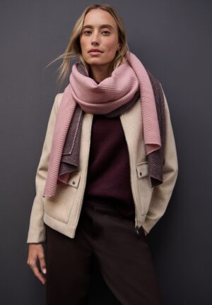 Street One Two-Tone Plissée Schal