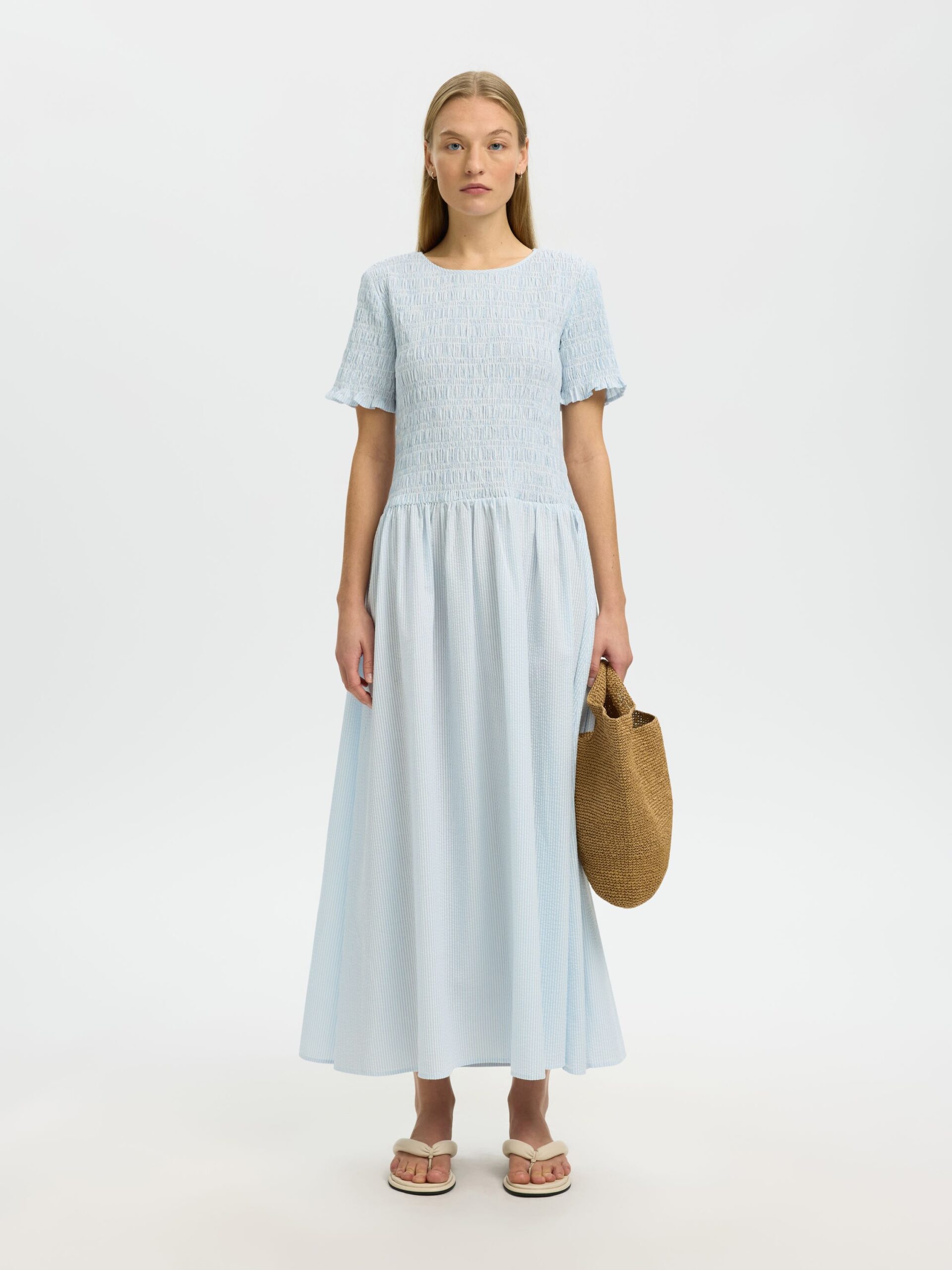 Selected Femme HANNAH REGULAR SS ANKLE DRESS B – Bild 3