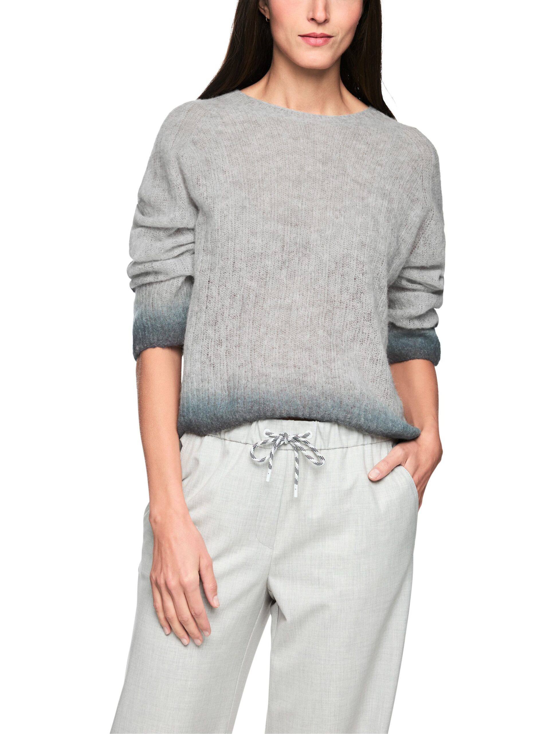 Marc Cain Sports Strickpullover mit Zopfmuster – Bild 10